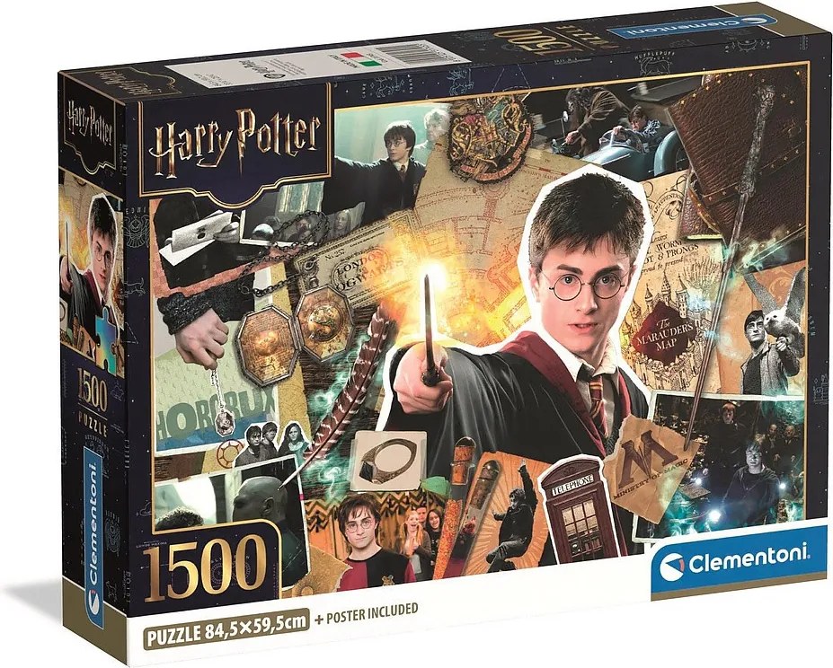 Harry Potter Scrapbook 1500 db-os Compact puzzle Clementoni