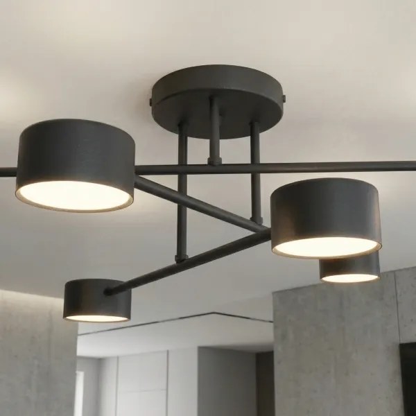 HALO felületre szerelt csillár 6xGX53/10W/230V fekete