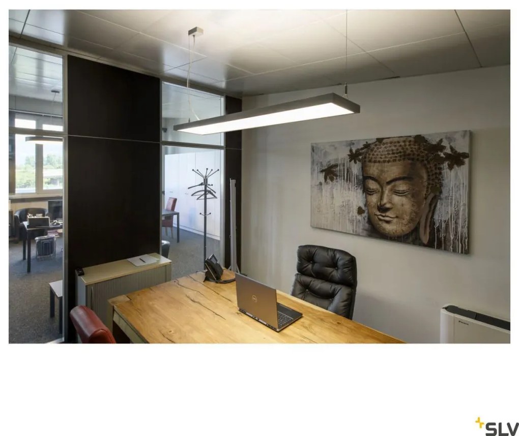 SLV 1007470 WORKLIGHT Modern Led Függesztett Lámpa Szürke LED IP20