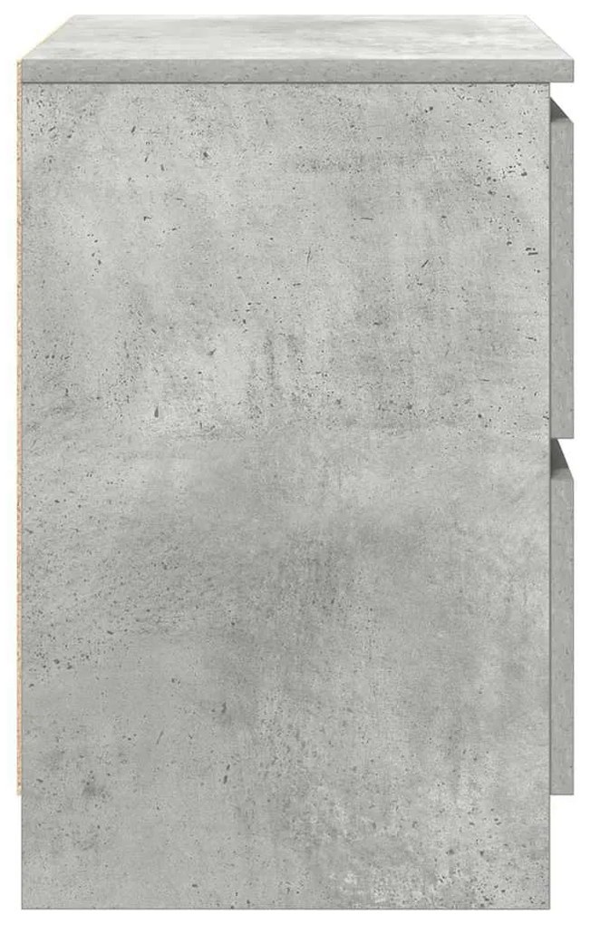 betonszürke szerelt fa TV-szekrény 40x35x54 cm