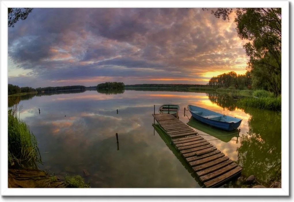 Poszterek keretben 60x40 Naplemente Wolsztyn