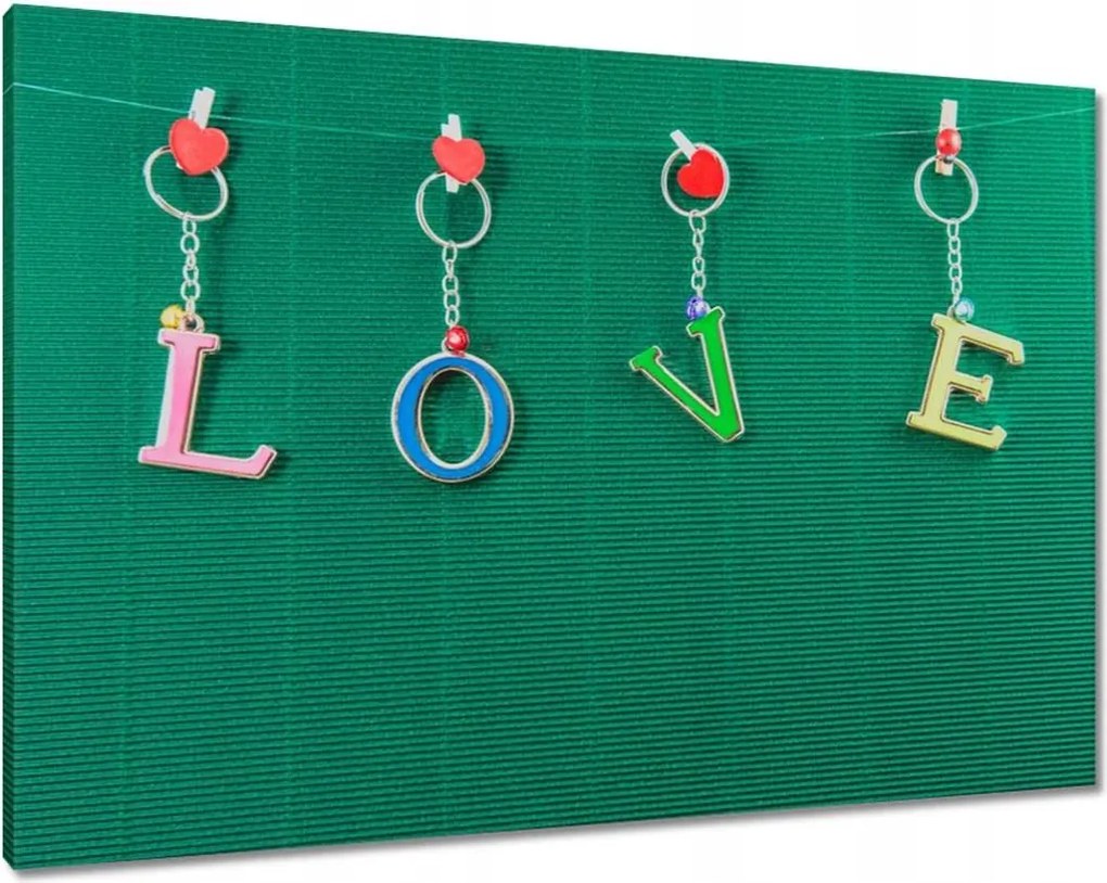 Vászonkép 100x70 Nőnap Ajándék Love