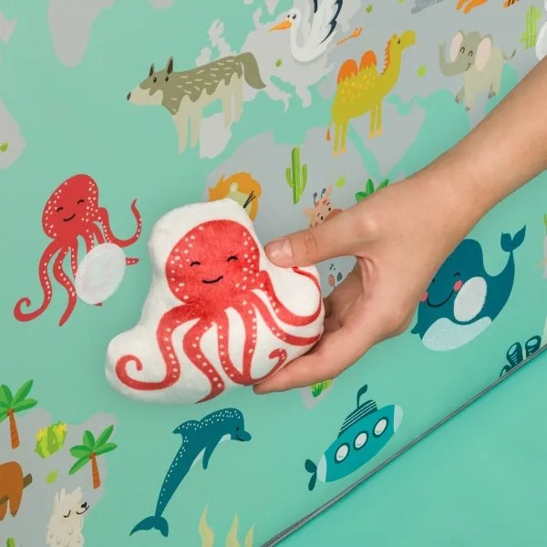 Lionelo - Játékkarám MILLE szürke-zöld