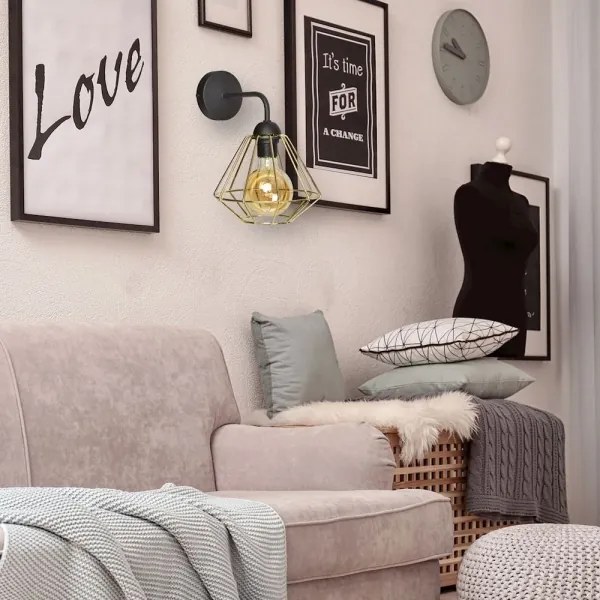 Fali lámpa LUPO 1xE27/60W/230V