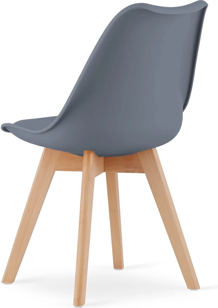 AKCIÓ Sötétszürke BALI MARK szék bükk lábakkal II. osztály