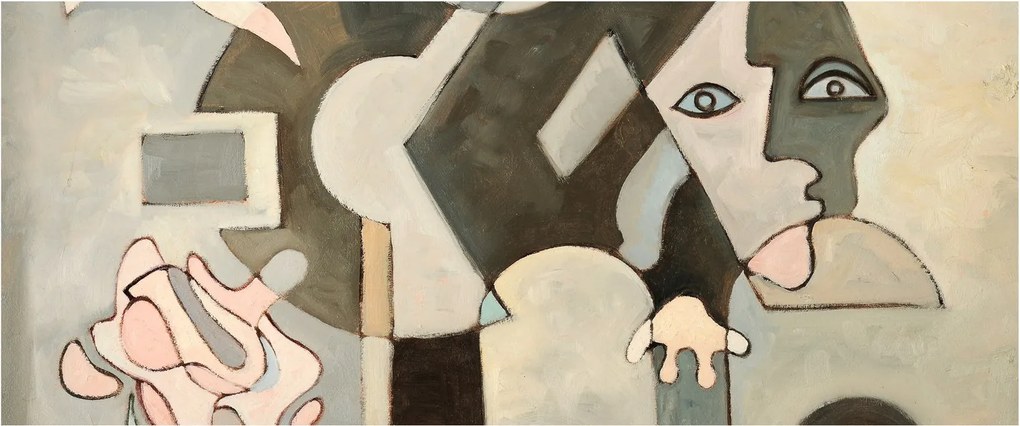 Kép - kubizmus (120x50 cm)