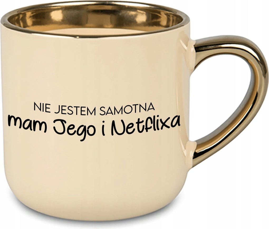 Bögre Nagy Krém Nem Vagyok Egyedül Ajándék Feleség Férj Házasság