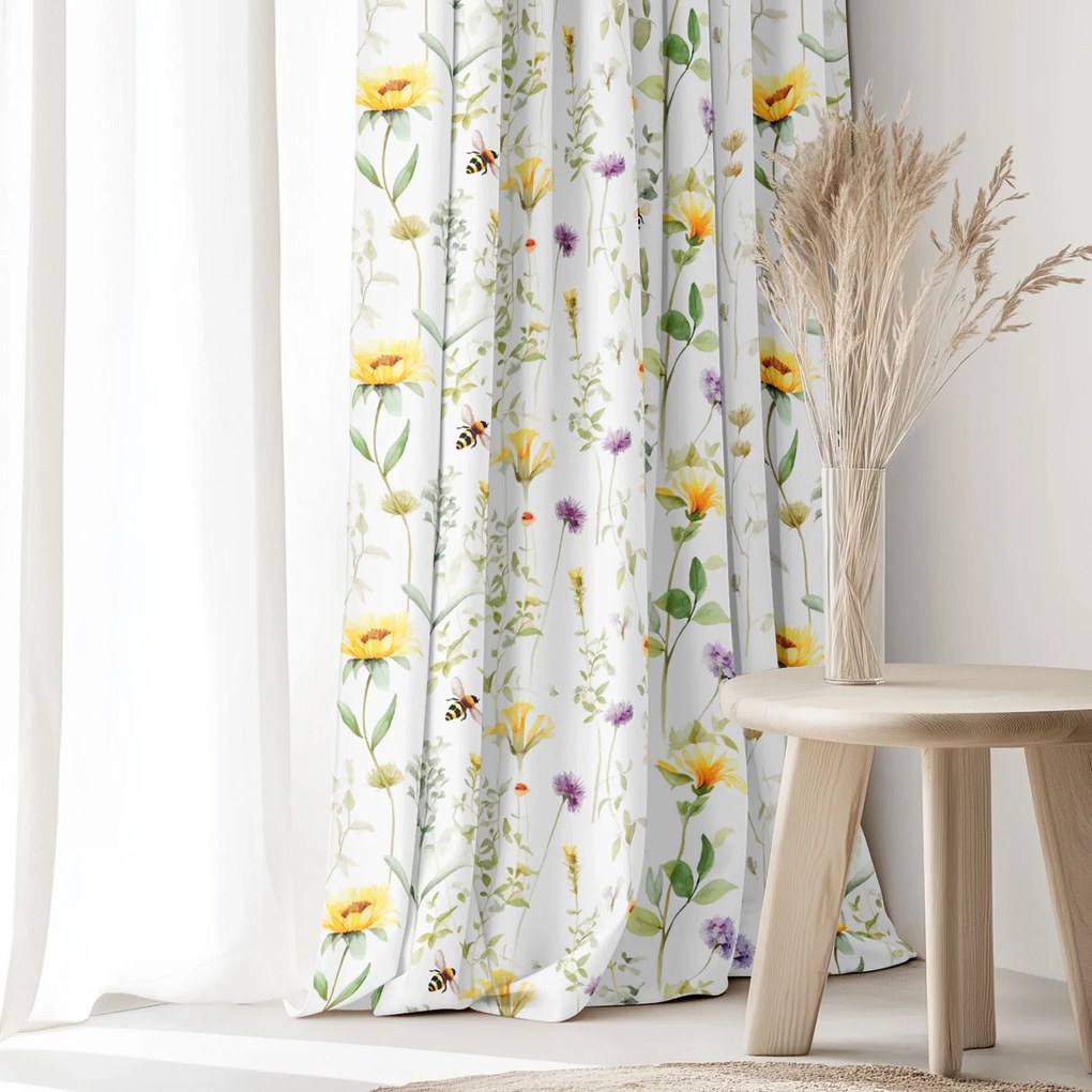 Goldea dekor függöny - réti világ 280x150 cm