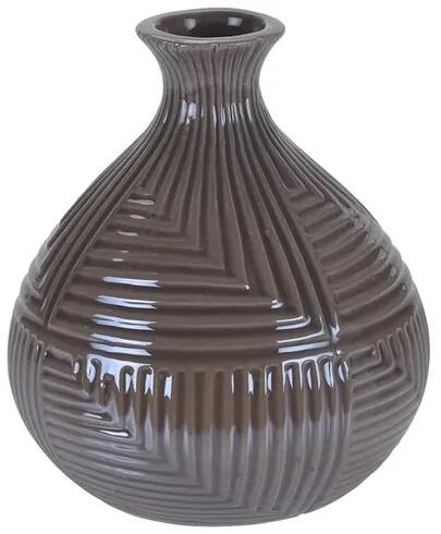 Loarre váza, barna, 12,5 x 14,5 cm