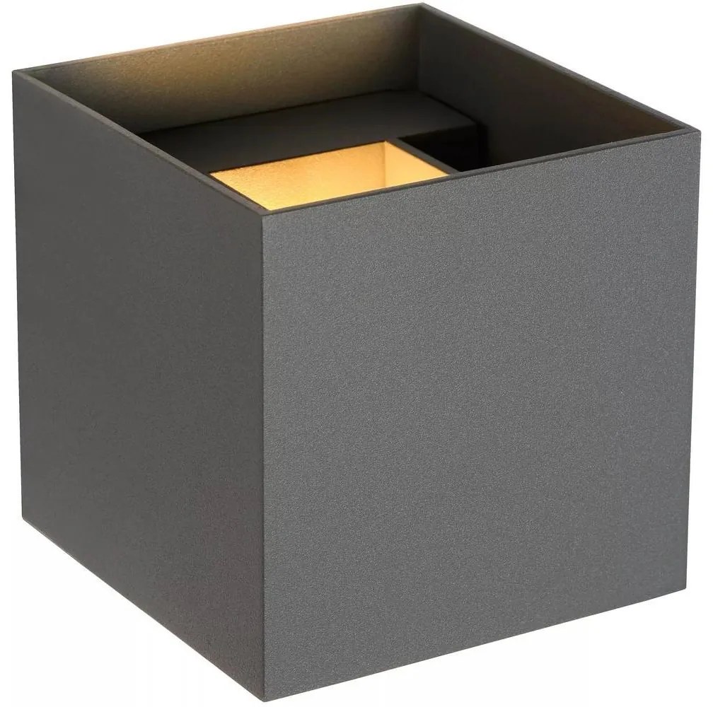 Lucide 09217/04/36 - LED fali lámpa XIO 1xG9/4W/230V antracit