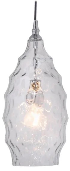 Paul Neuhaus 8267-00 - Csillár zsinóron SCARLETT 1xE27/60W/230V átm. 19 cm átlátszó