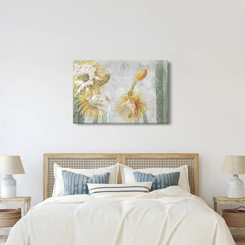 Kép - virágzó kaktuszok (90x60 cm)
