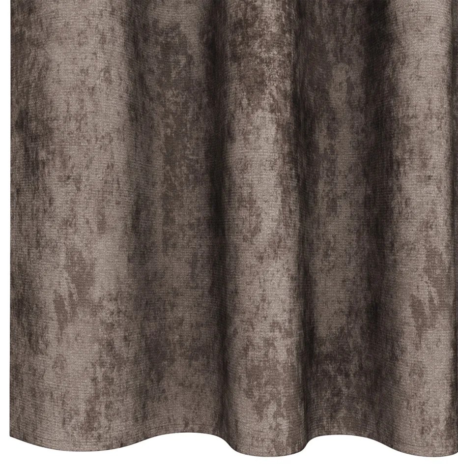 Velúr Függönyök 2 db Rúd Zsebbel Kávé 260x140 cm