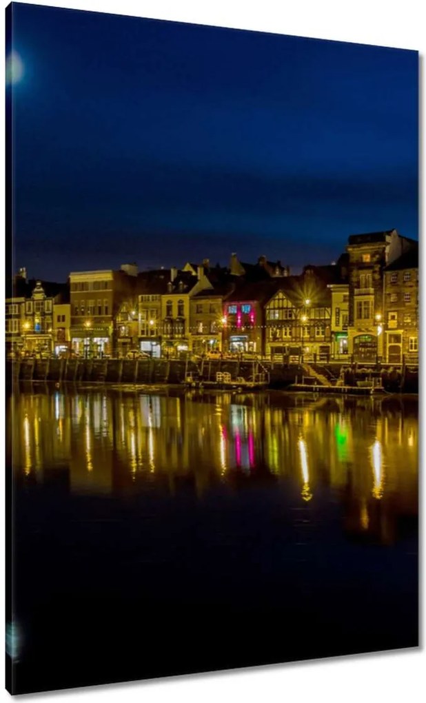 Festmények 70x100 Tengerparti város