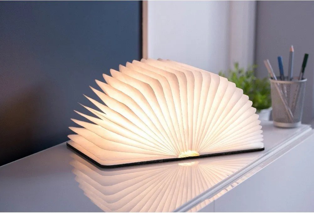 Fekete USB fénydekoráció Booklight – Gingko
