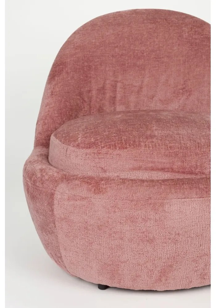 Rózsaszín fotel Nash – White Label