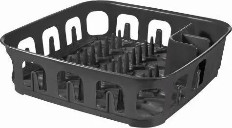 edényszárító négyzet alakú 39x39x10cm Ph Še sötét.