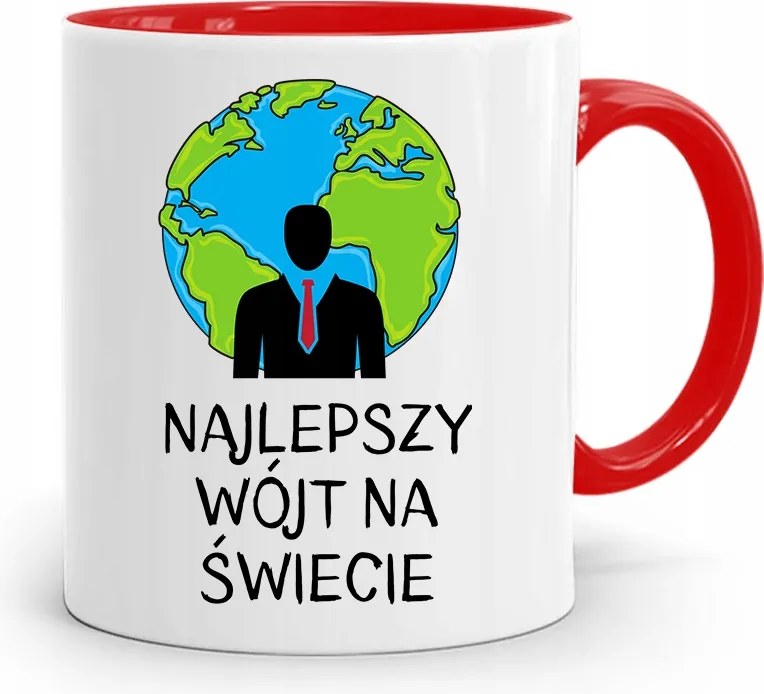 Piros Bögre A Világ Legjobbja fotónyomtatással