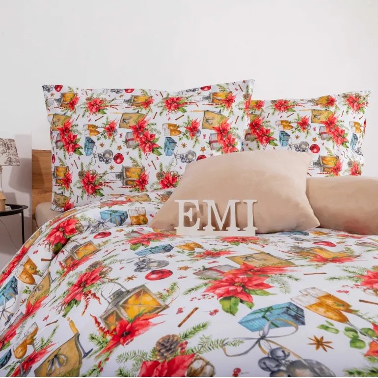 EMI Belight karácsonyi pamut ágyneműhuzat