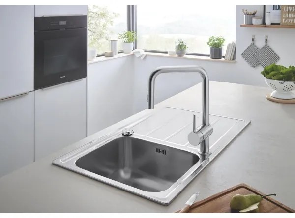 GROHE 32322DC2 - A mosogató csaptelep, rozsdamentes acél