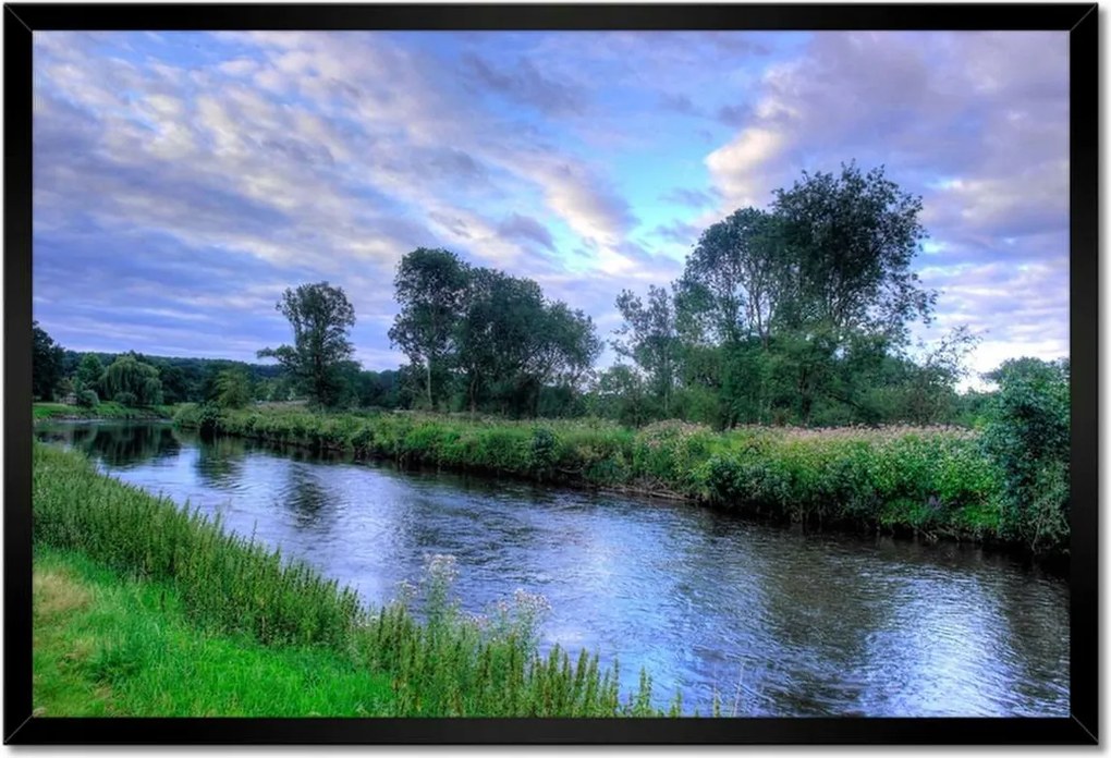 Poszterek keretben 60x40 Folyó este
