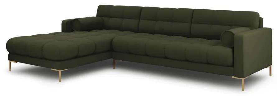 Zöld sarokkanapé (bal oldali) Bali – Cosmopolitan Design