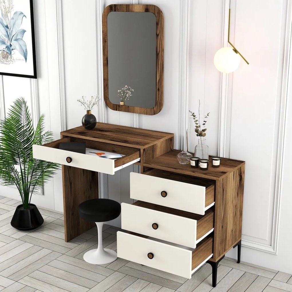 Lizbon 547 - Walnut, Cream