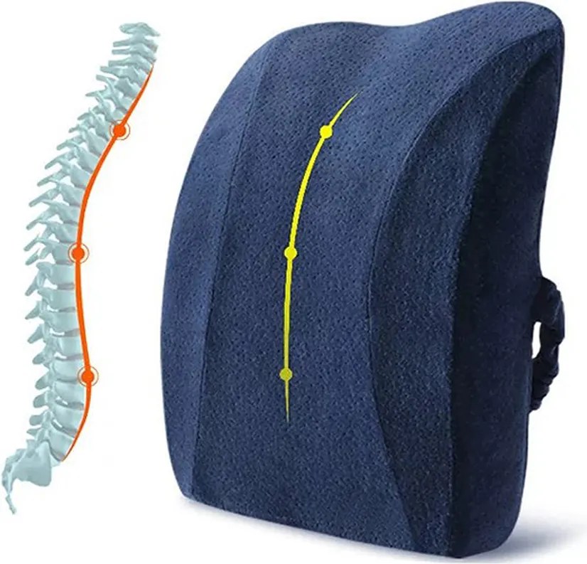 4Home Relax memóriahabos derékpárna, 40 x 35 x 12,5 cm