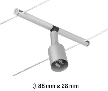 Paulmann 94443 - 1xGU5,3/10W spotlámpa kábeles rendszerhez SALT 12V króm