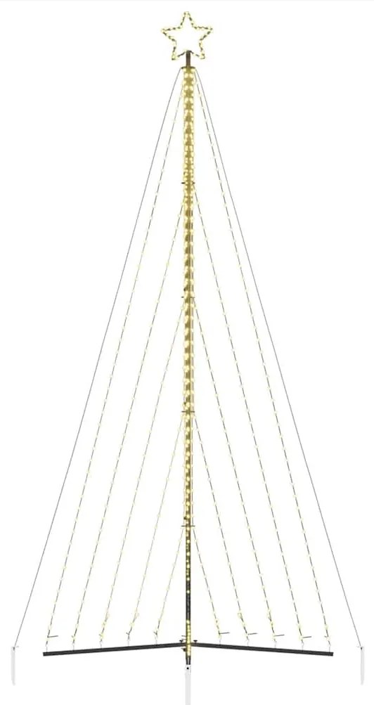 meleg fehér LED karácsonyfa 570 LED 399 cm