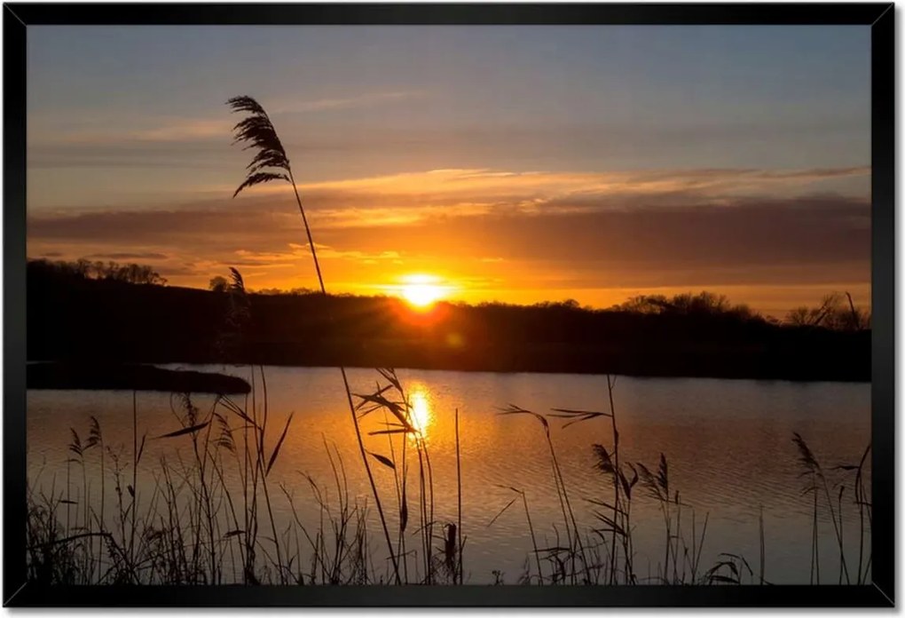 Poszterek keretben 60x40 Nyugat a tóparton