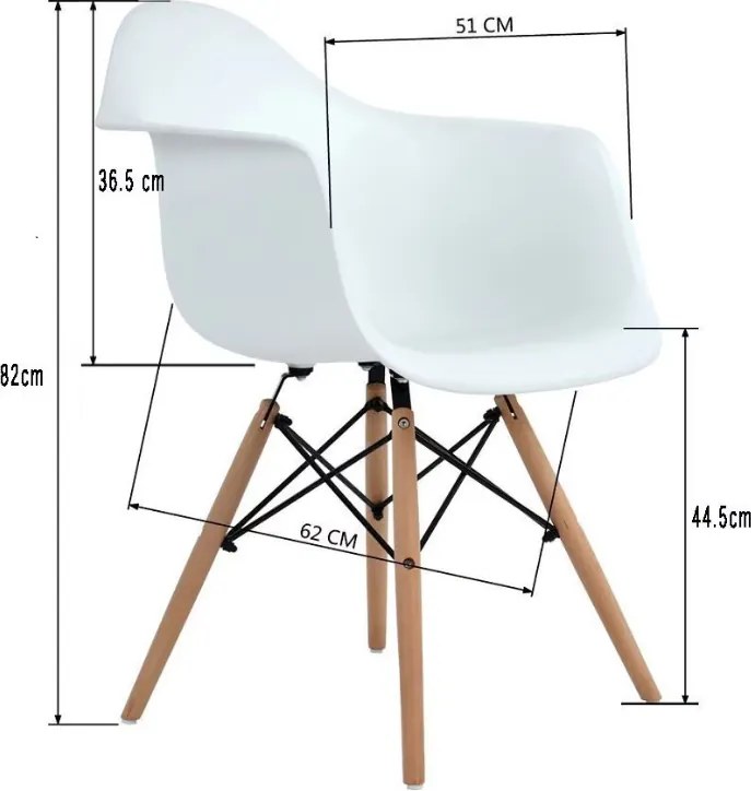 Verona Étkezőszék - Műanyag Étkezőfotel Fehér Színben Belföldi Raktárról