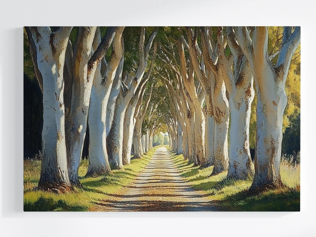 Vászonkép Canvas Fa Sikátor Út Erdő Természet Táj 60x40