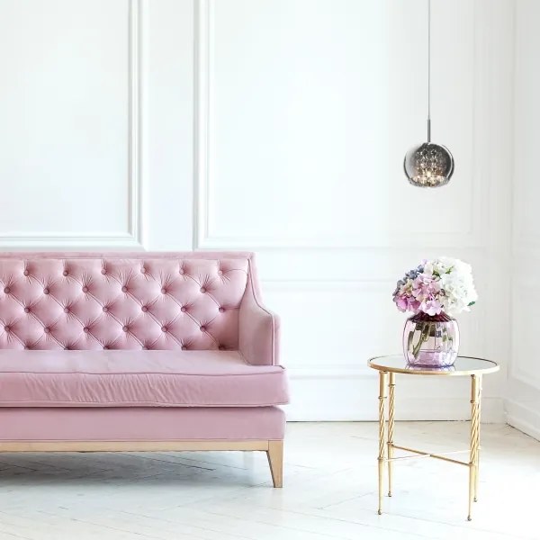 Zuma Line P0076-01A-F4FZ - Kristálycsillár zsinóron CRYSTAL 1xG9/42W/230V