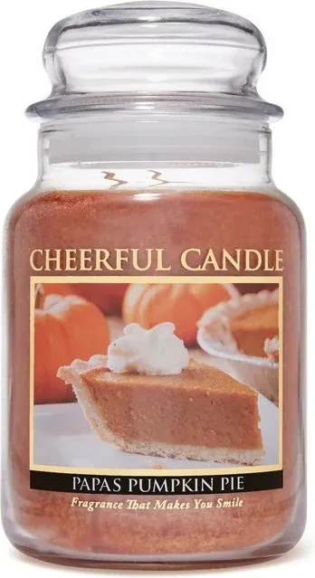 Nagy gyertya Papa's Pumpkin Pie Cheerful Candle