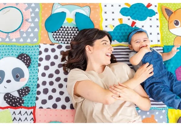 Infantino - Gyermek játékszőnyeg MAXI ZOO