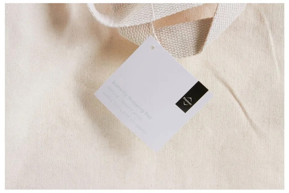 Pamut bevásárlótáska Butterfly – Premier Housewares