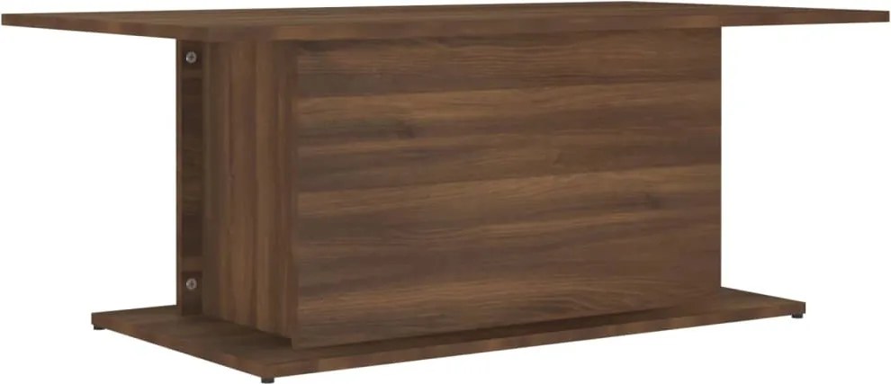 vidaXL barna tölgyszínű szerelt fa dohányzóasztal 102x55,5x40 cm