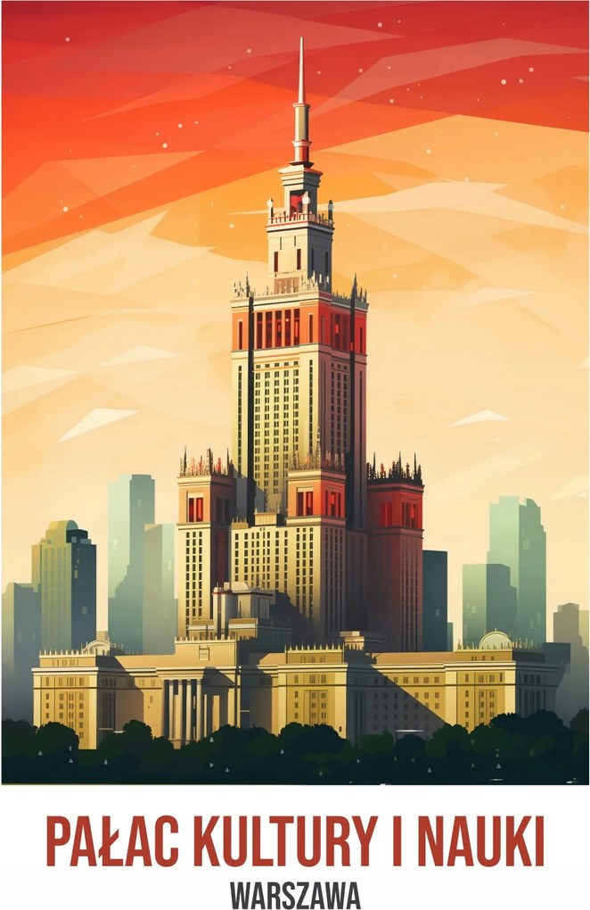 Poszter 67,5x95cm Kultúra és Tudomány Palotája