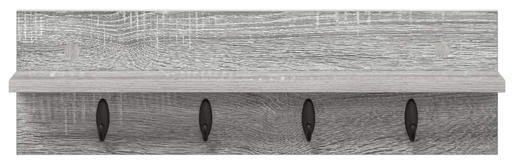 Fali Kabáthorog Szürke sonoma 60 x 10.5 x 18 cm Faanyag