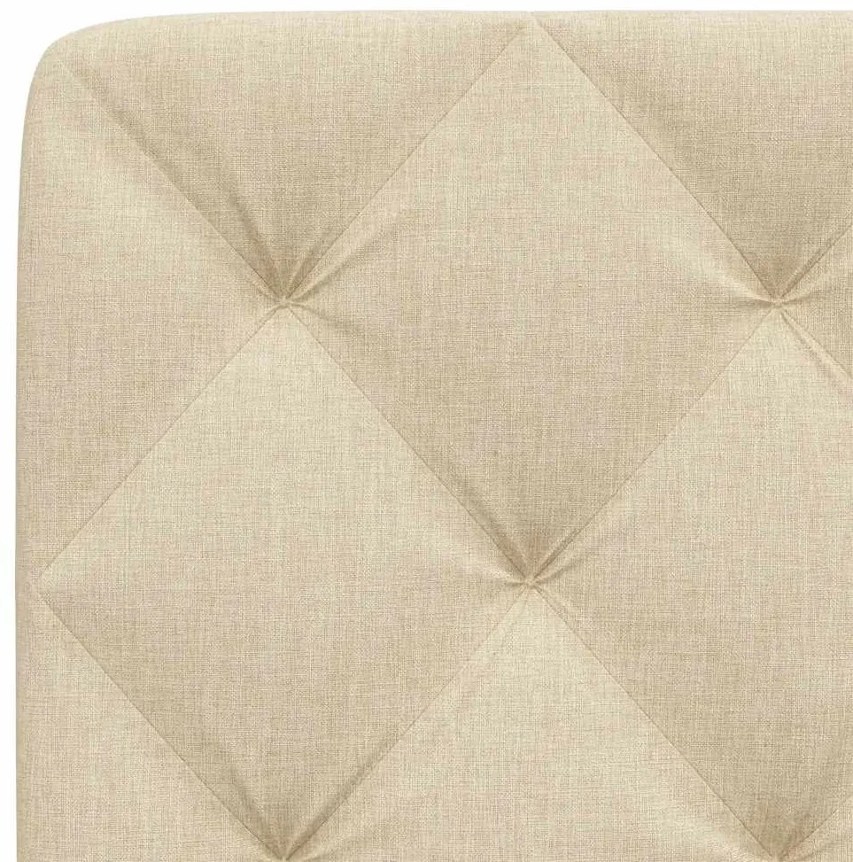 krémszínű szövet fejtámla párna 90 cm