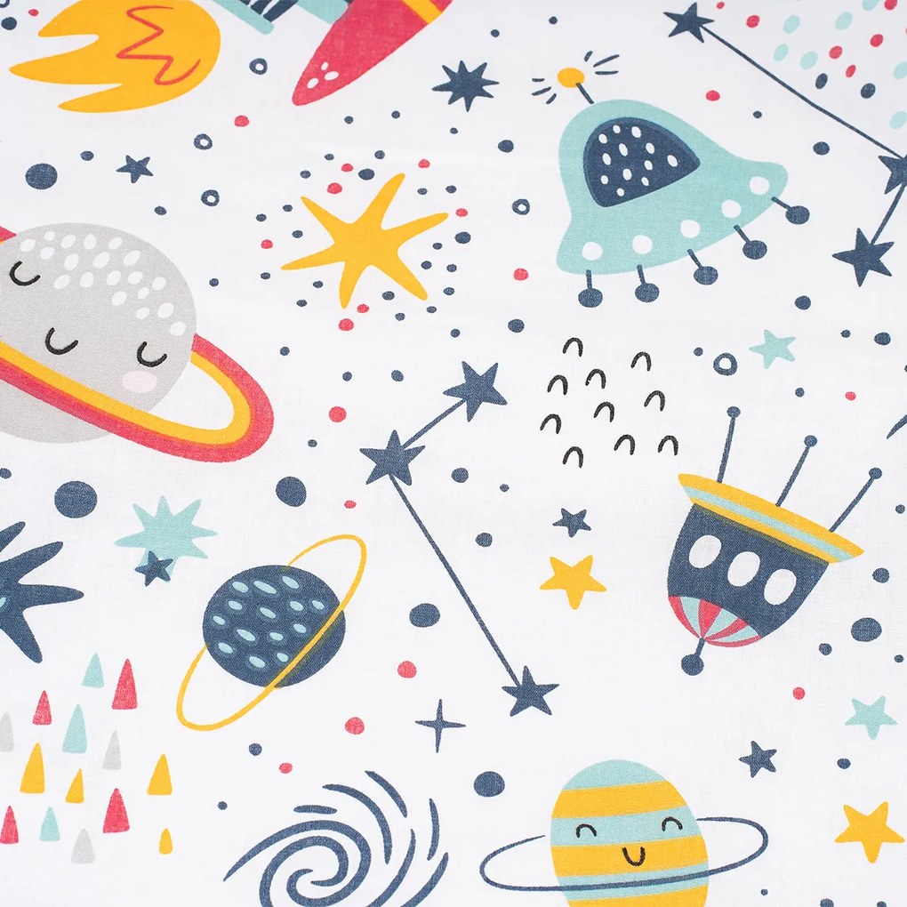 4Home Cosmic Adventure gyerek pamut ágyneműhuzat, 140 x 200 cm, 70 x 90 cm, 140 x 200 cm, 70 x 90 cm