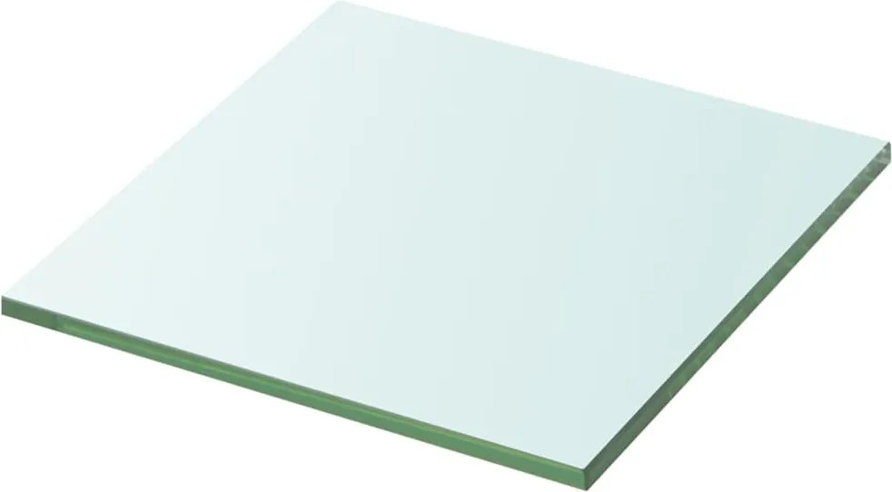 vidaXL 30x30 cm átlátszó panel üvegpolc