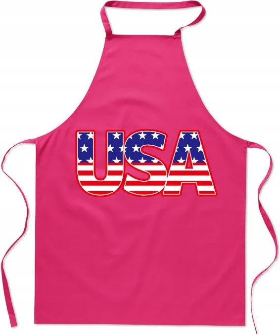 Konyhai kötény Usa nyomtatás Konyhai kötény Nagy felirat Ajándék