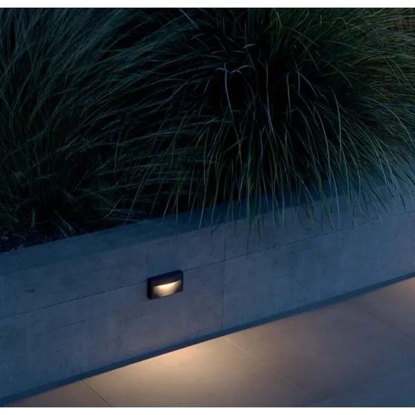 Redo 90426 - LED Kültéri fali lámpa POLIFEMO LED/8W/230V IP65 antracit