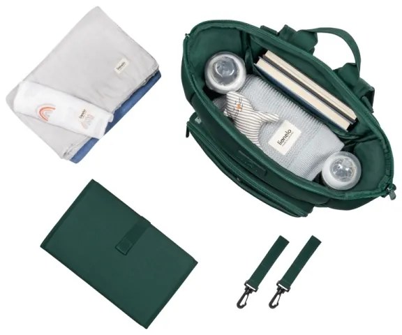 Lionelo - Pelenkázó táska babakocsihoz CUBE Erdei zöld