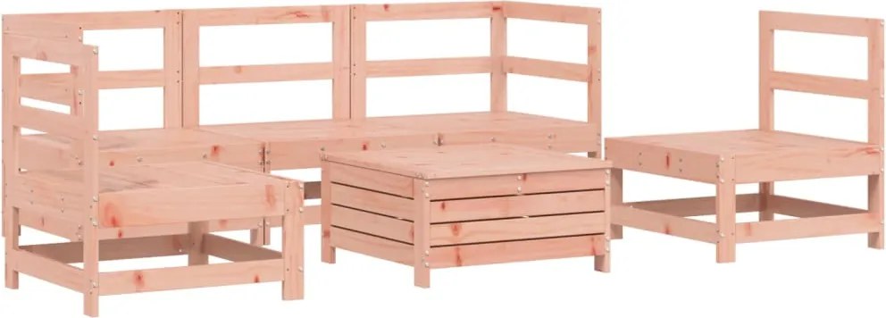 vidaXL 6 részes tömör duglászfenyő kerti kanapészett