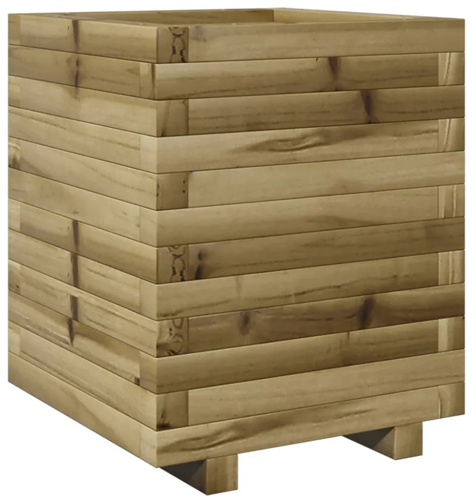 vidaXL impregnált fenyőfa kerti virágláda 40 x 40 x 49,5 cm