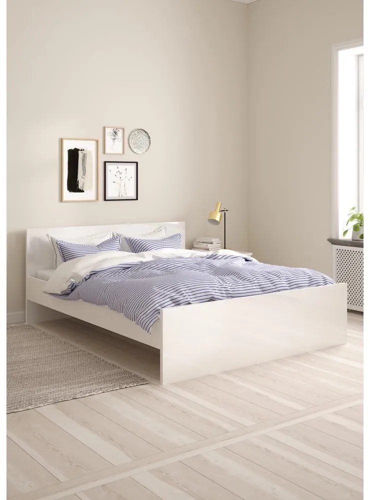 Fehér franciaágy 160x200 cm Naia – Tvilum
