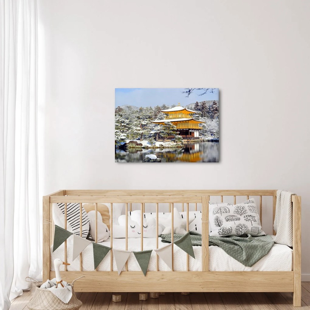 Kép - Kinkakuji, Japán (70x50 cm)